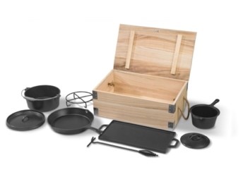 Set gietijzeren accesoires